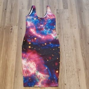 BM Galaxy Supernova Midi Pencil Dress
